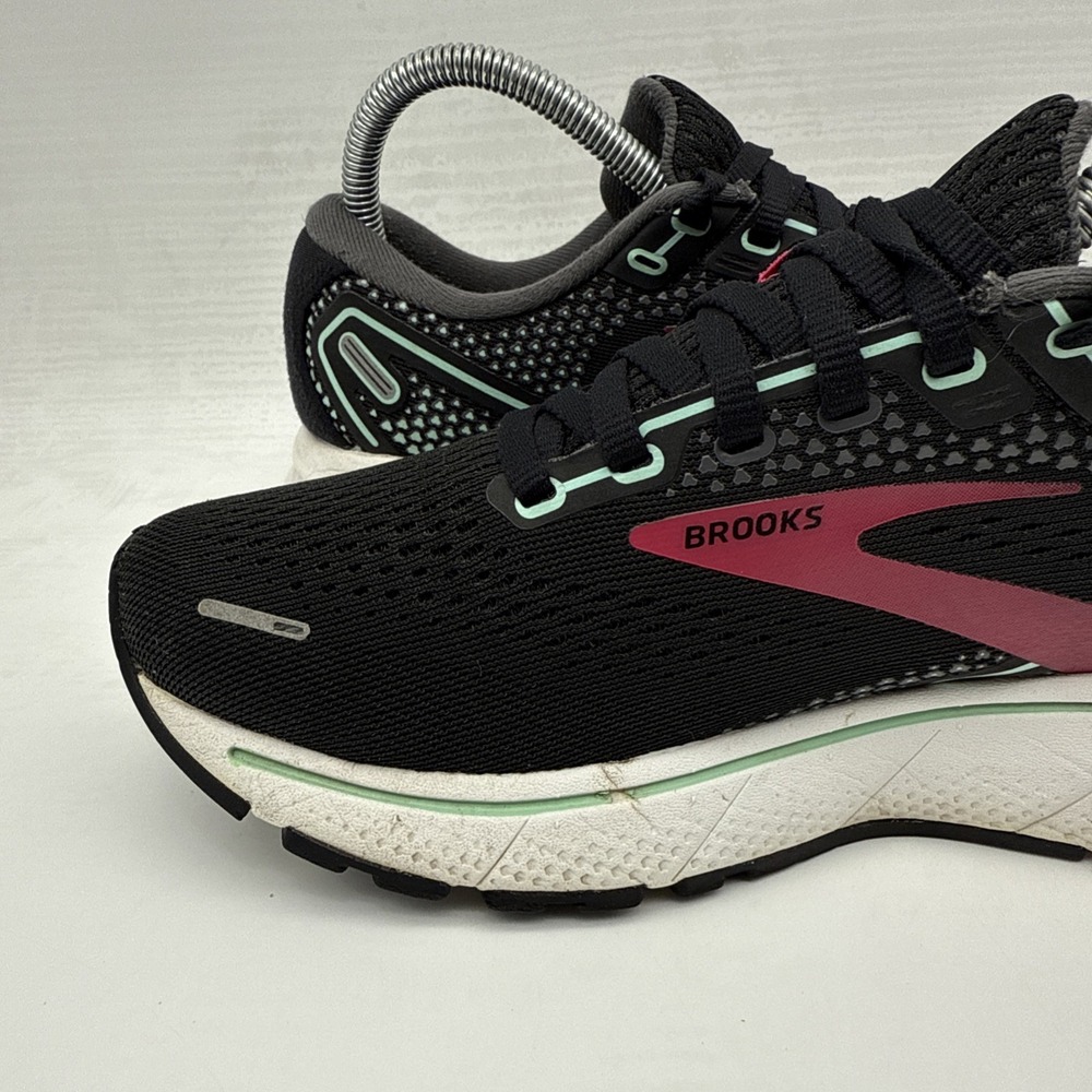 Brooks Ghost 14 Women's Running Shoes 7 B 1203561B013 Black/Pink/Yucca - Picture 7 of 16